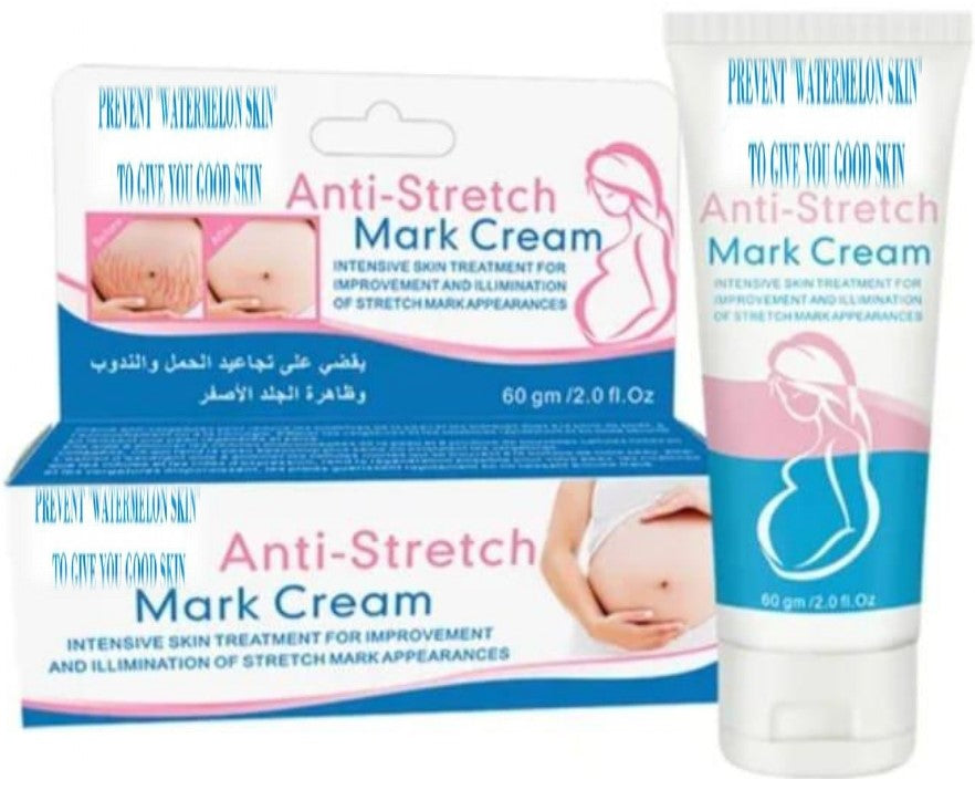 Natural Vegan Anti-Stretch Mark Bar Soap and cream for a blemish free body