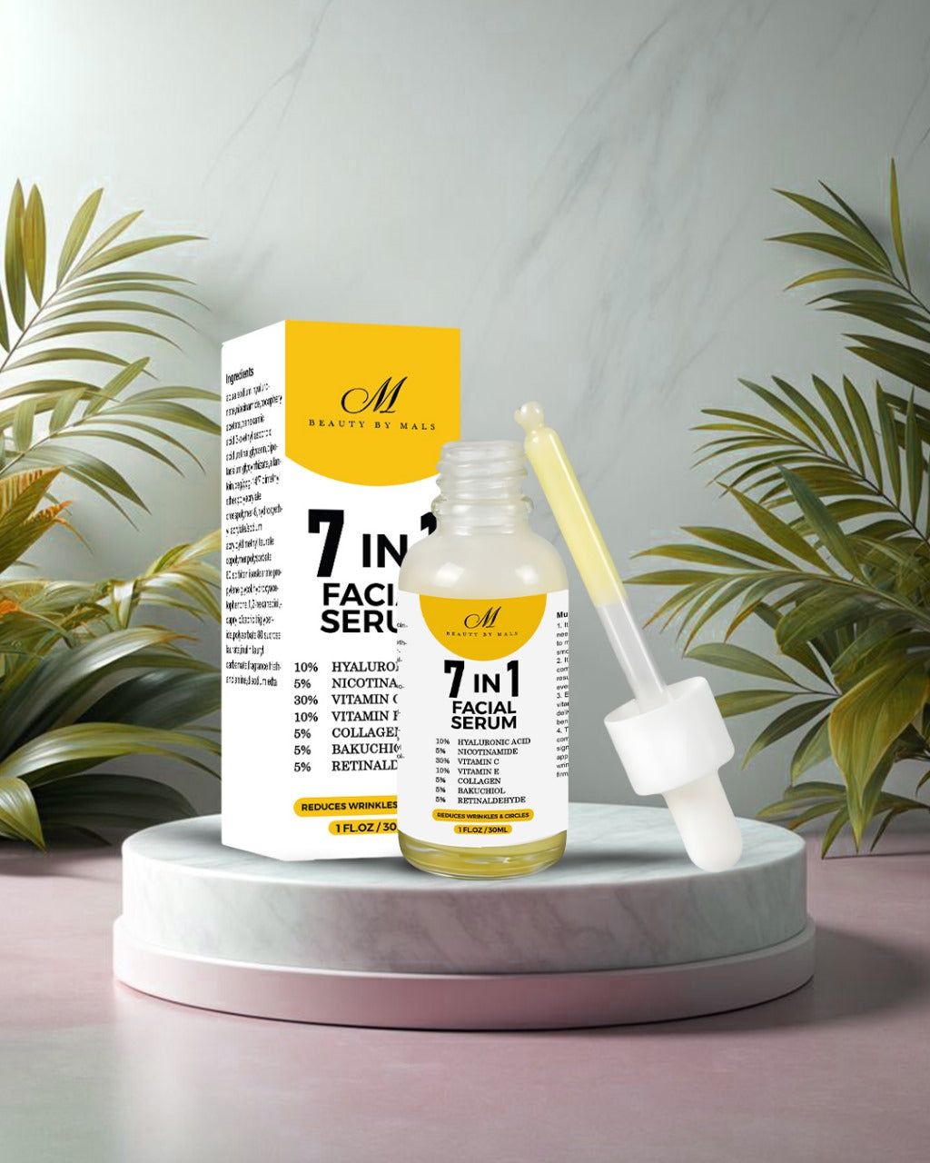 7 in 1 Anti-ageing Instant Smoothing Serum 50 Ml