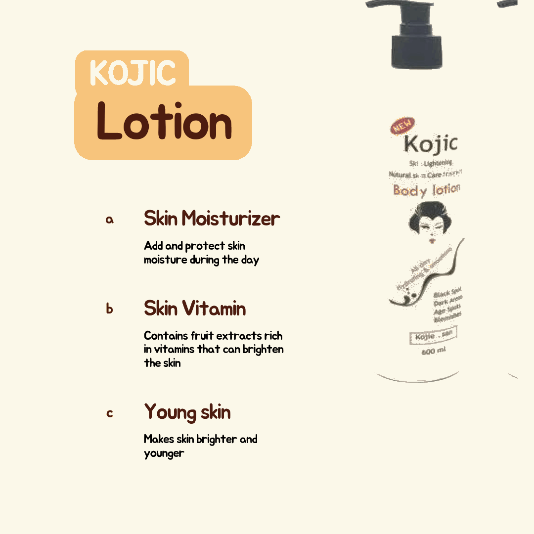 Lotion Kojic Body Moisturizer Beauty Skin Care Anti Aging Nourishing Shea Butter Lightening Body lotion