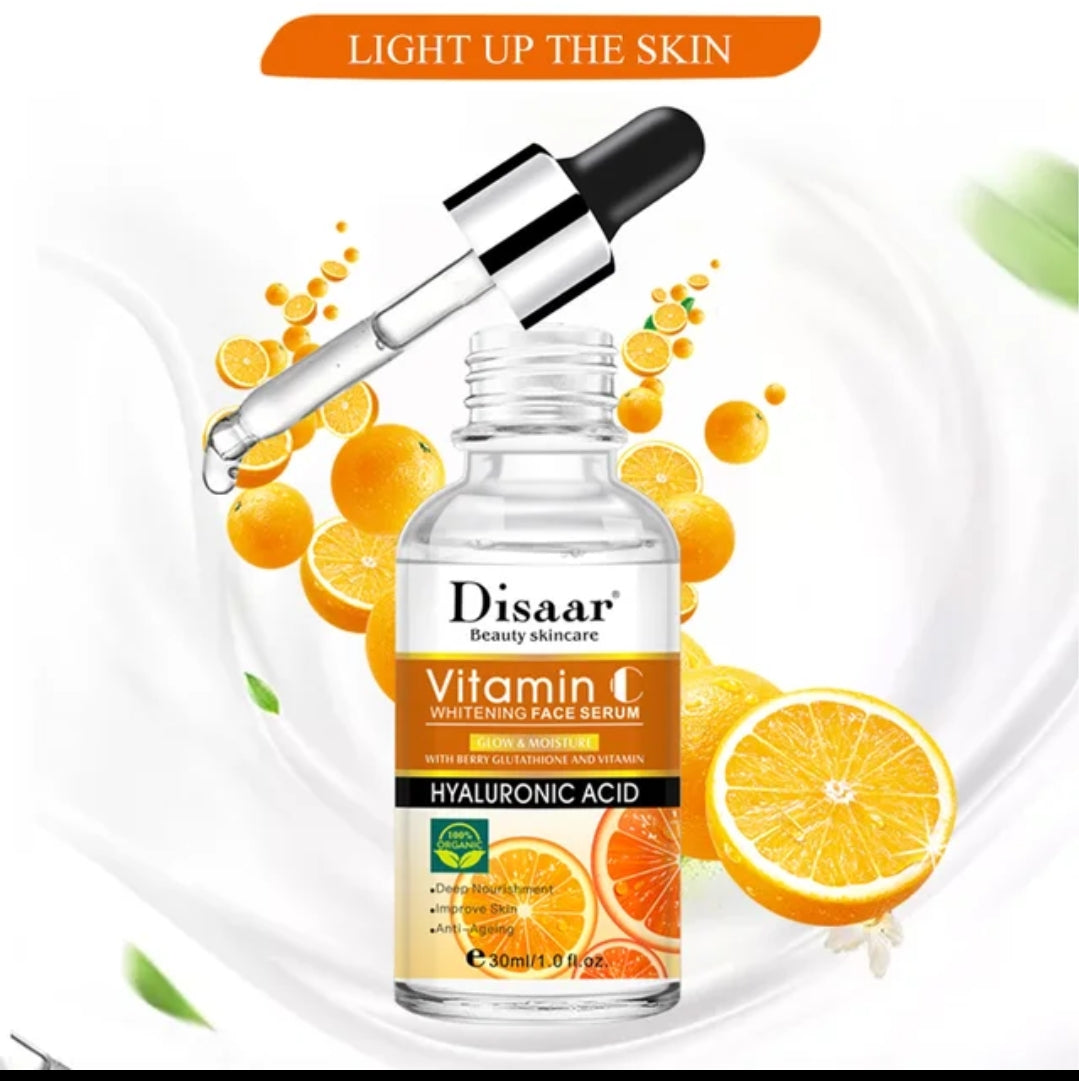 Organic Facial anti-aging ,anti-acne, Deep moisturizing Vitamin C With Hyaluronic Acid Serum For Face