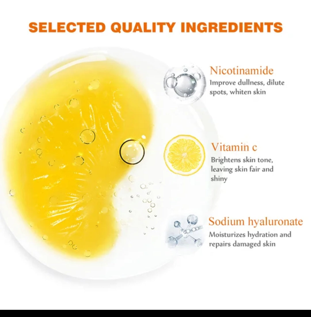 Organic Facial anti-aging ,anti-acne, Deep moisturizing Vitamin C With Hyaluronic Acid Serum For Face