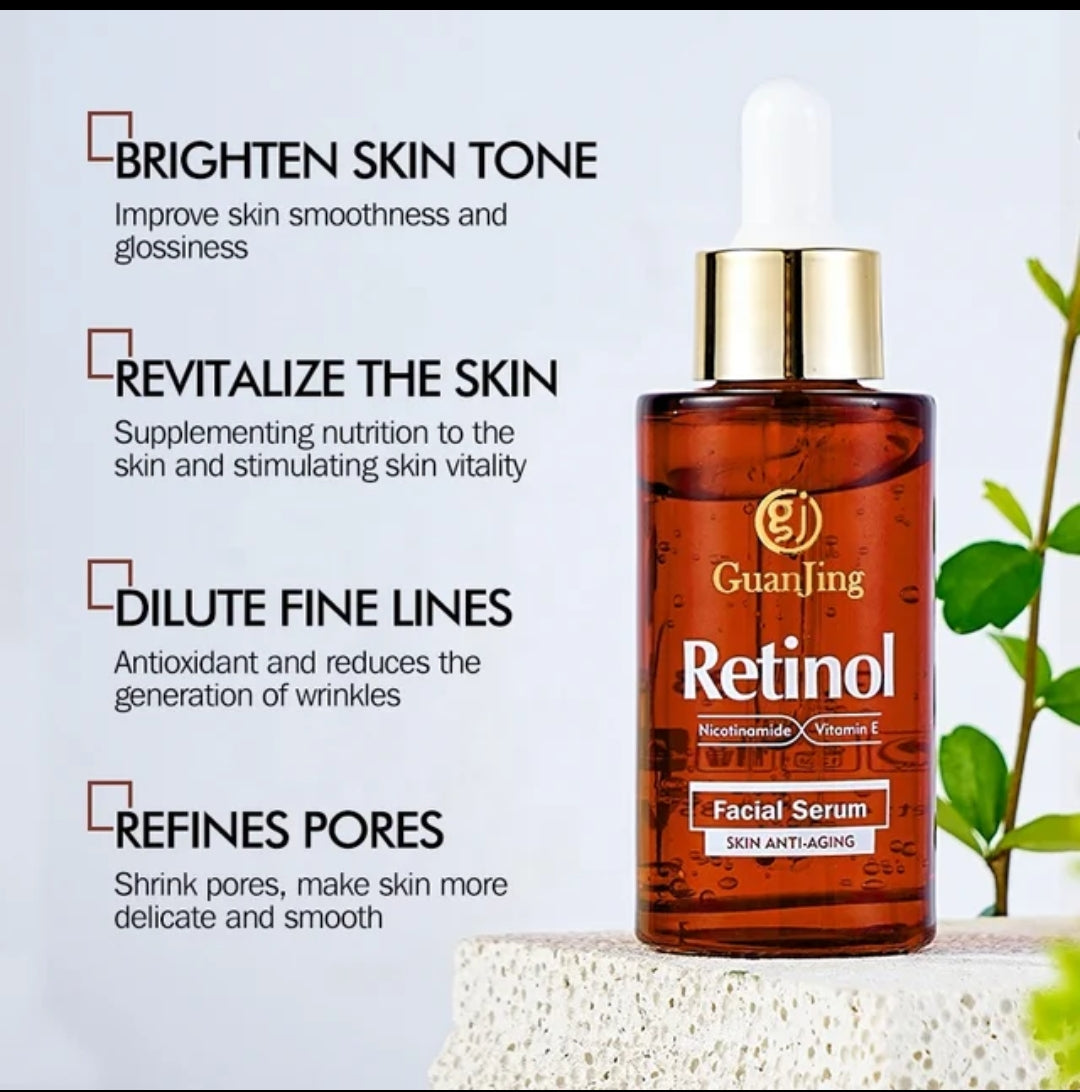 skin anti- aging Black Head Remover, Dark Circles, Anti-wrinkle, Anti-aging, Pore Shrinking, Anti-Puffiness retinol nicotinamide face serum