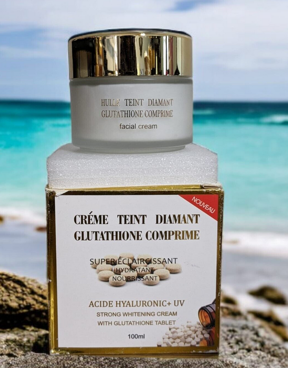 Glutathione Comprime Face Cream Skin Care, moisturize , Reduces Fine Lines & Wrinkles,evens skin tone ,