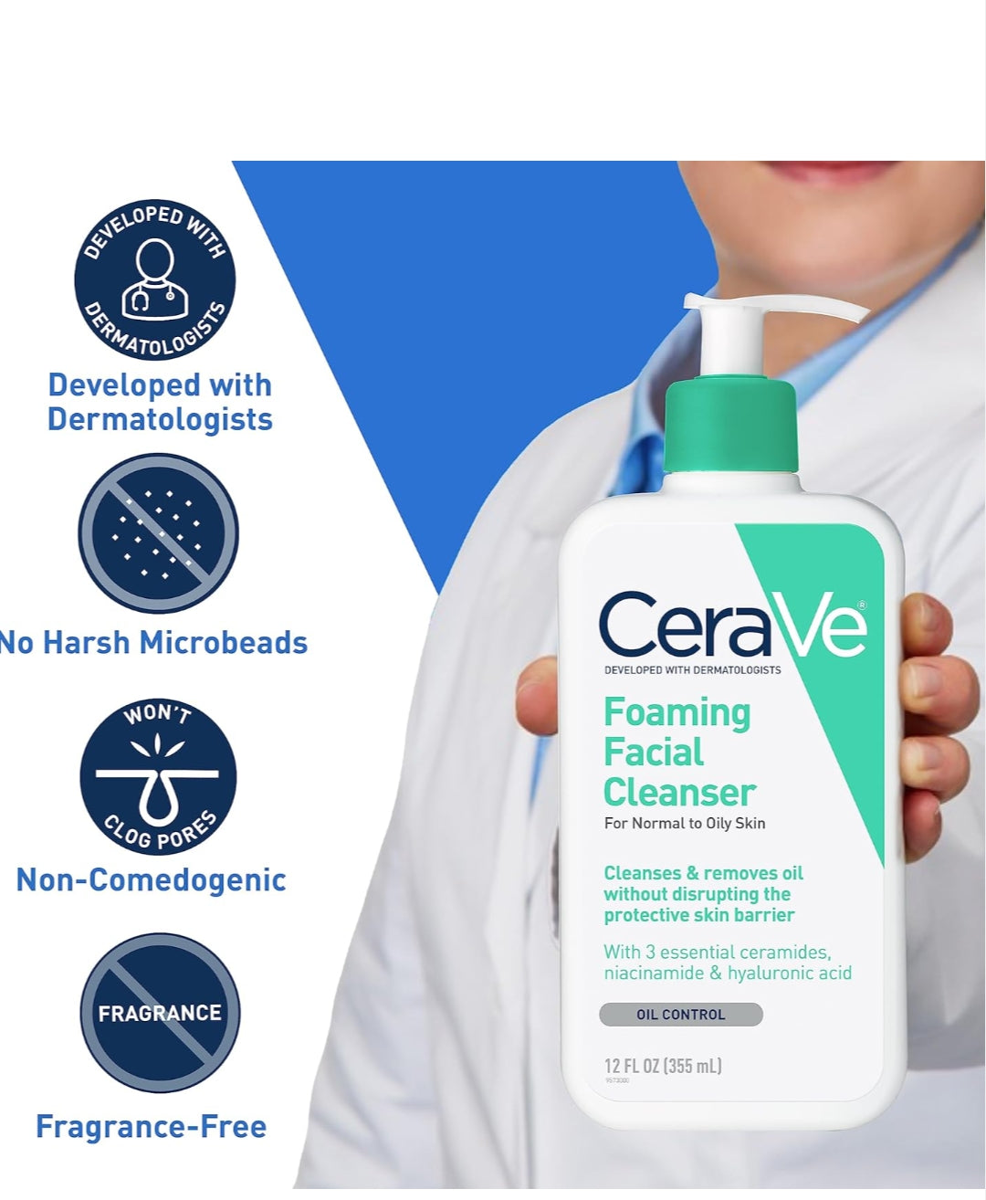 cera ve facial cleanser, foaming cleanser hydrating facial cleanser