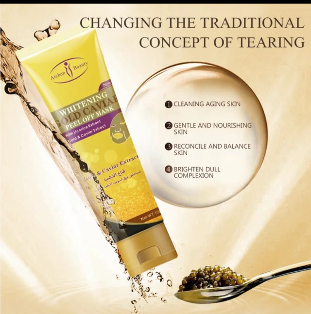 anti-wrinkle anti-aging moisturizing gold face mask