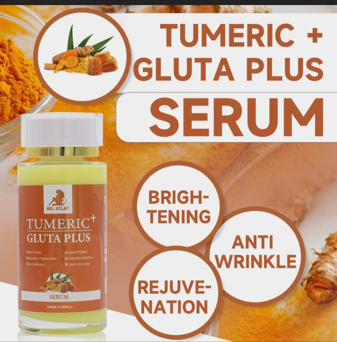 Tumeric +Gluta plus Anti-aging Anti-oxidant Even skin tone Brightening Serum