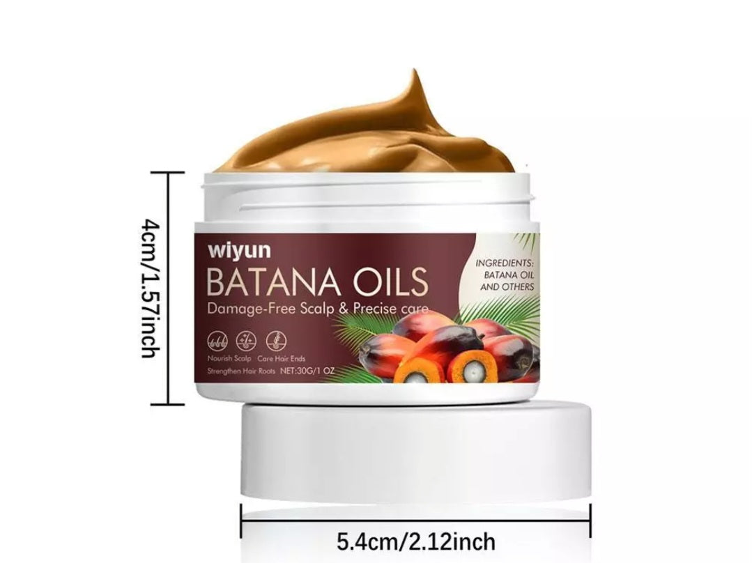 Batana Oil for Hair Growth, Organic, Unrefined, Prevents Hair Loss, Enhances Thickness in Men & Women