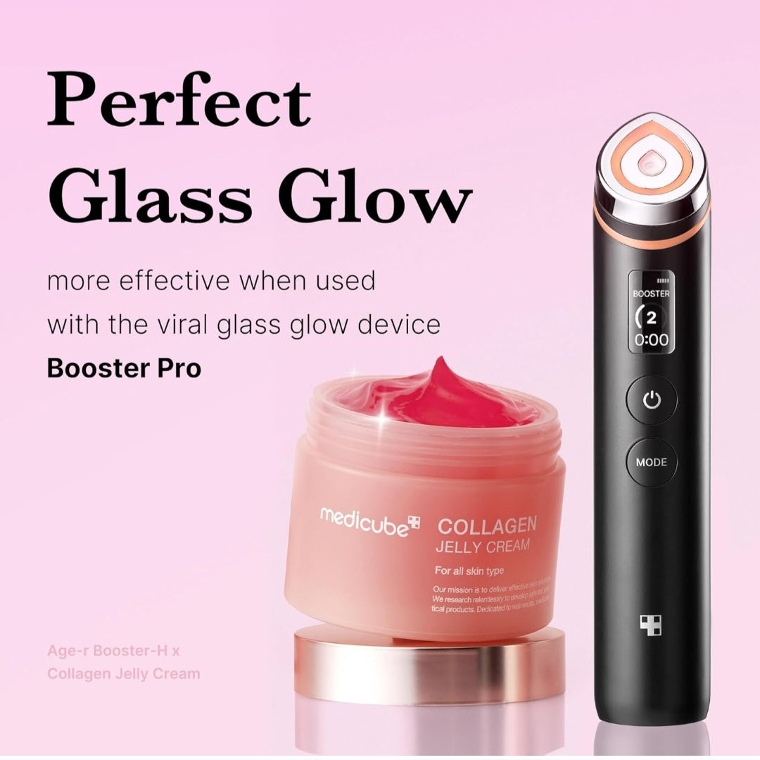 medicube Collagen Jelly Cream- Niacinamide & Freeze-Dried Hydrolyzed Collagen - Boosts skin's barrier hydration and gives 24h Glow & Lifted Look - Korean skincare (1.69 Fl Oz (Pack of 1))