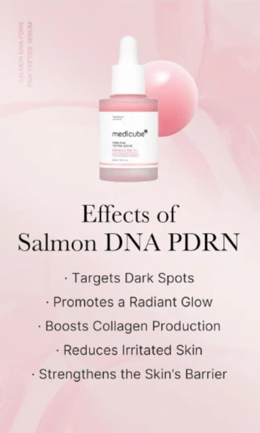 MEDICUBE PDRN Pink Peptide Serum 30ml PDRN