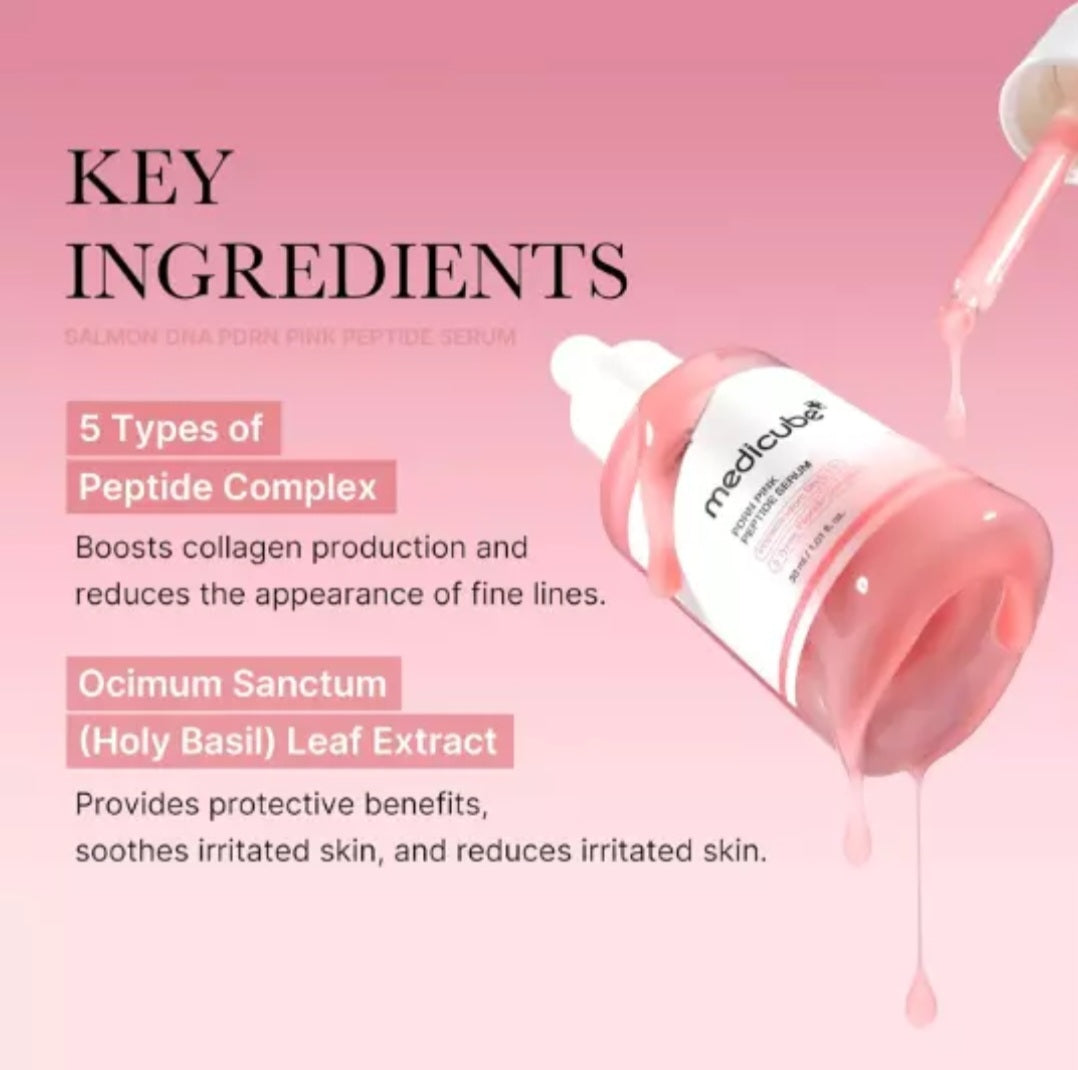 MEDICUBE PDRN Pink Peptide Serum 30ml PDRN