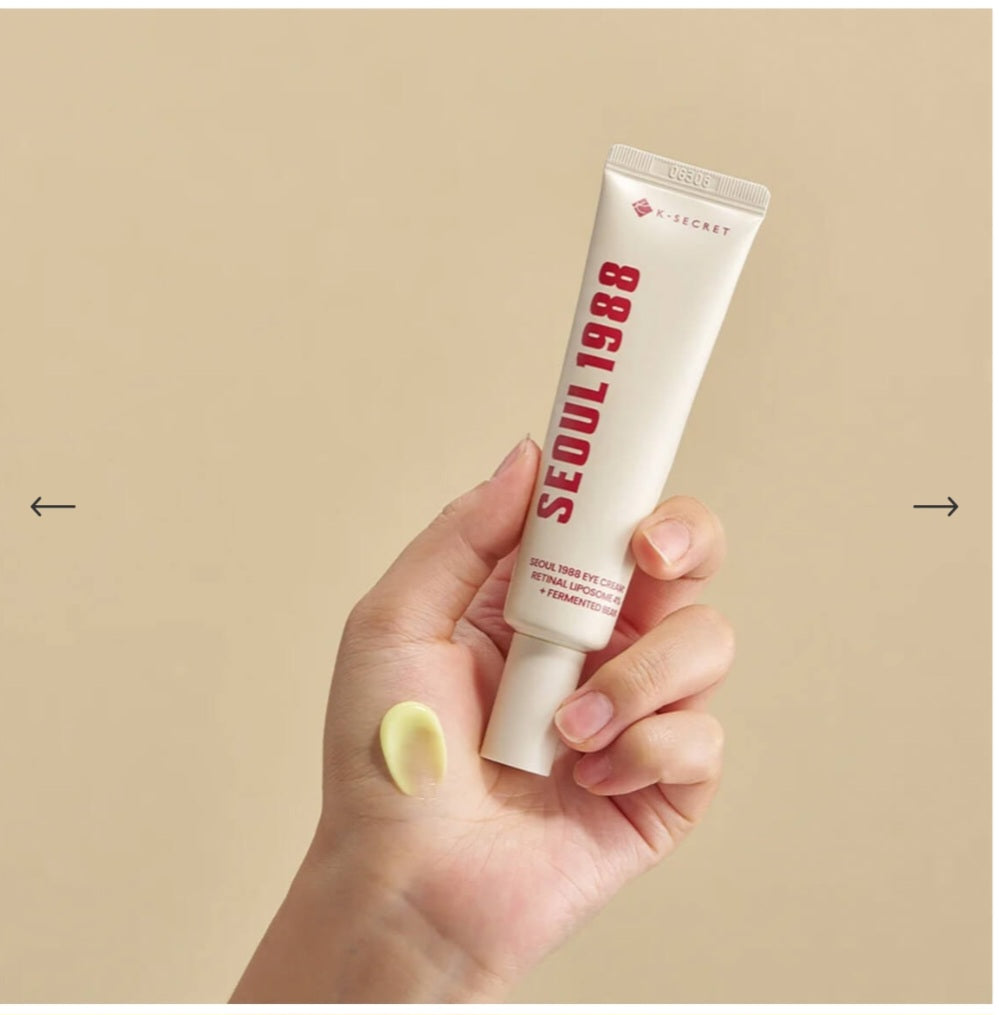 KSECRET SEOUL 1988 Eye Cream : Retinal Liposome 4% + Fermented Bean, wrinkle care, anti-aging, skin elasticity, pigmentation, retinol, 30ml/1.01 fl.oz.