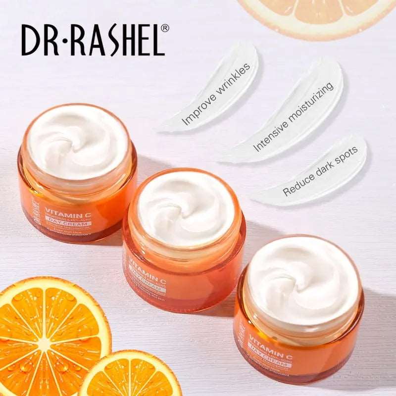 View larger image Share DR.RASHEL vitamin C niacinamide brightening & anti-aging face and neck day cream