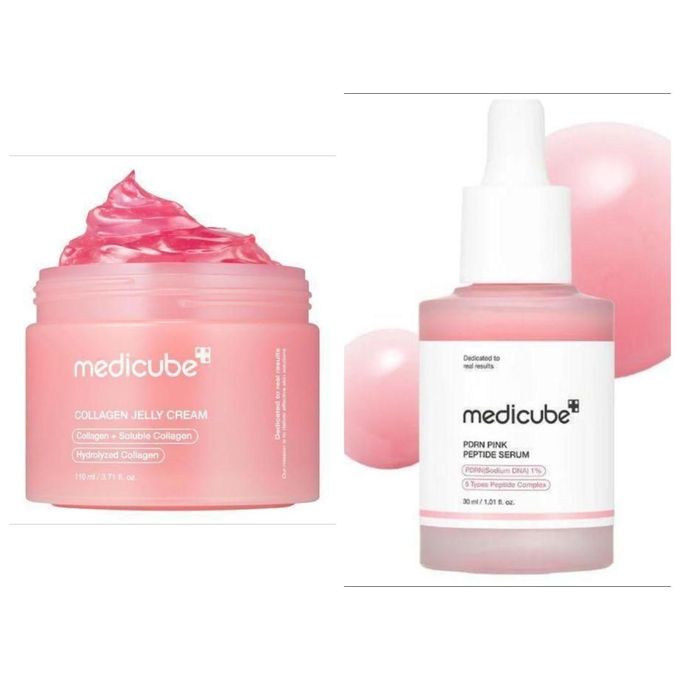 MEDICUBE Collagen Jelly Cream + PDRN Pink Peptide Serum