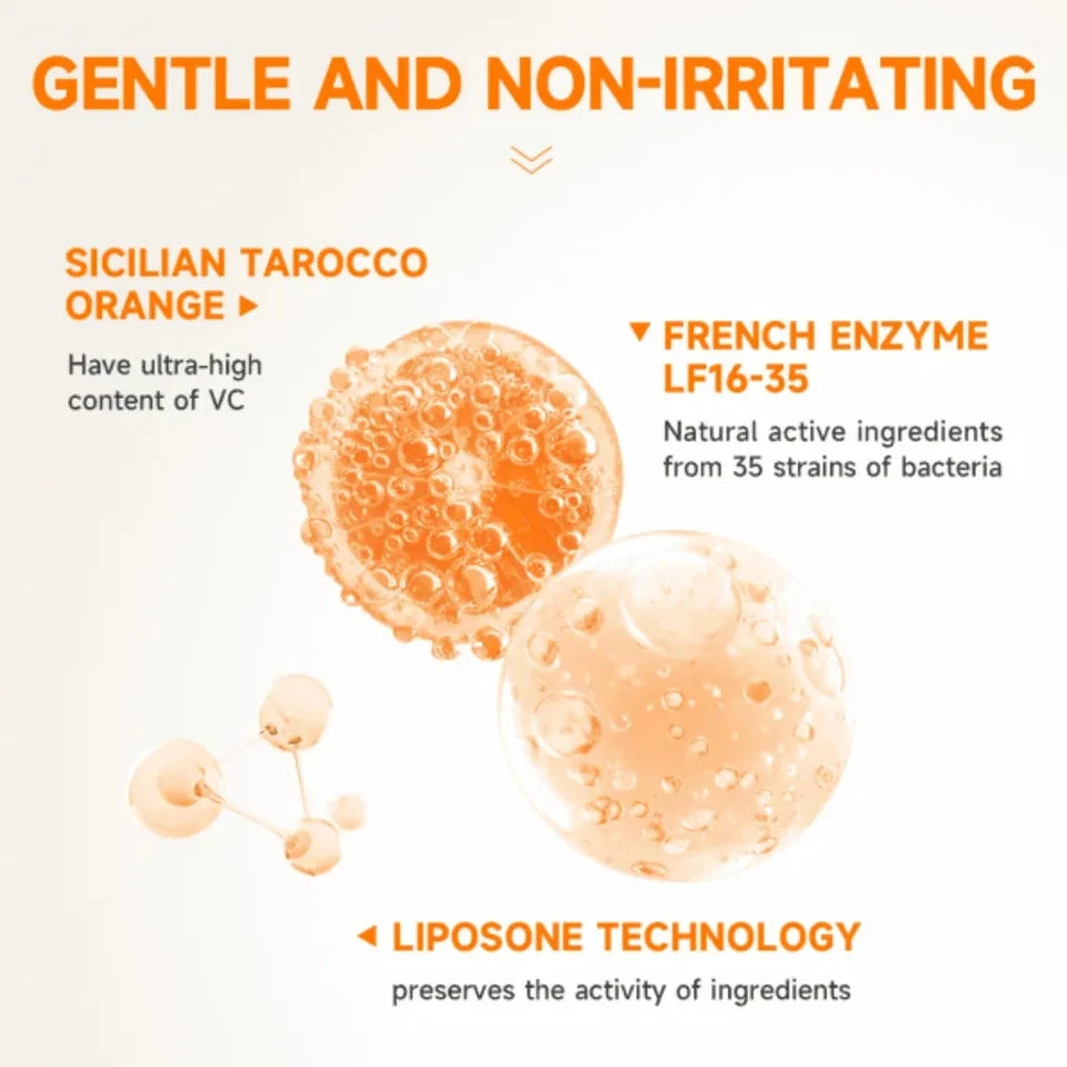 Orange Enzyme Gel 50g –Brightening Exfoliating Scrub Gentle Face and Body