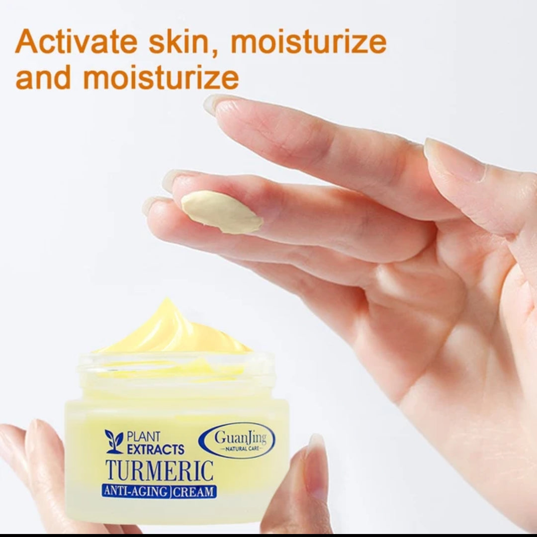 Natural Anti Aging, Anti-acne, moisturizing glowing Skincare Turmeric cream