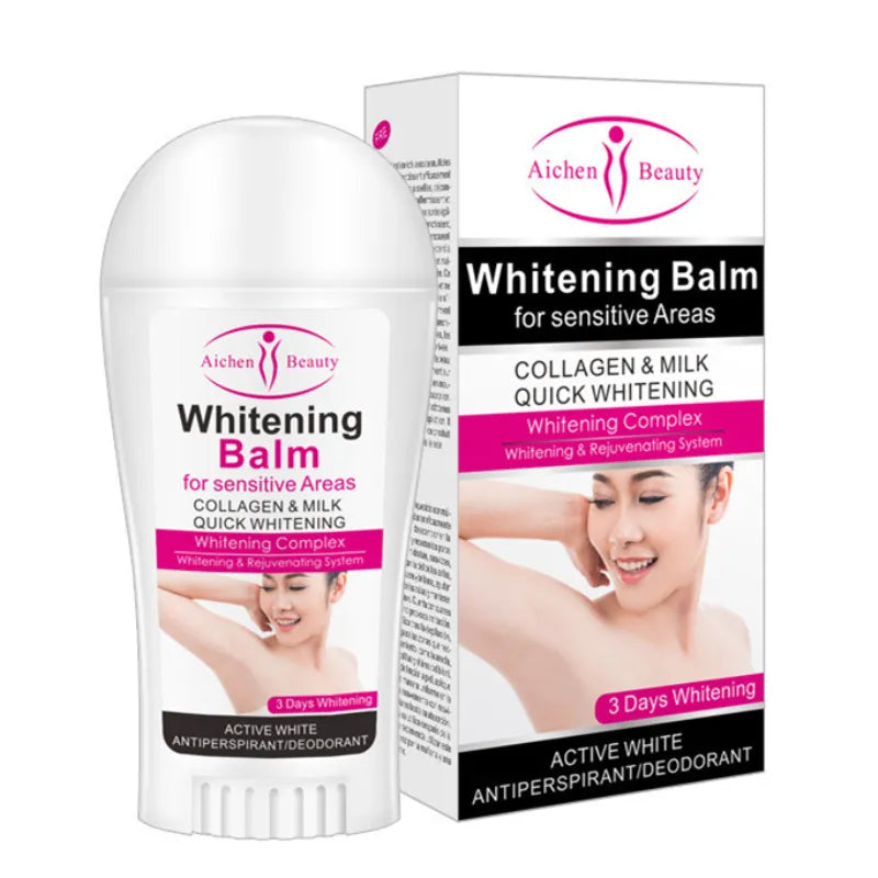 Underarm Whitening Balm For Sensitive Areas Collagen Milk Quick System Skin Antiperspirants