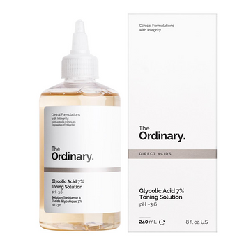The Ordinary Glycolic Acid 7% Exfoliating Toner, Brightening and Smoothing Daily