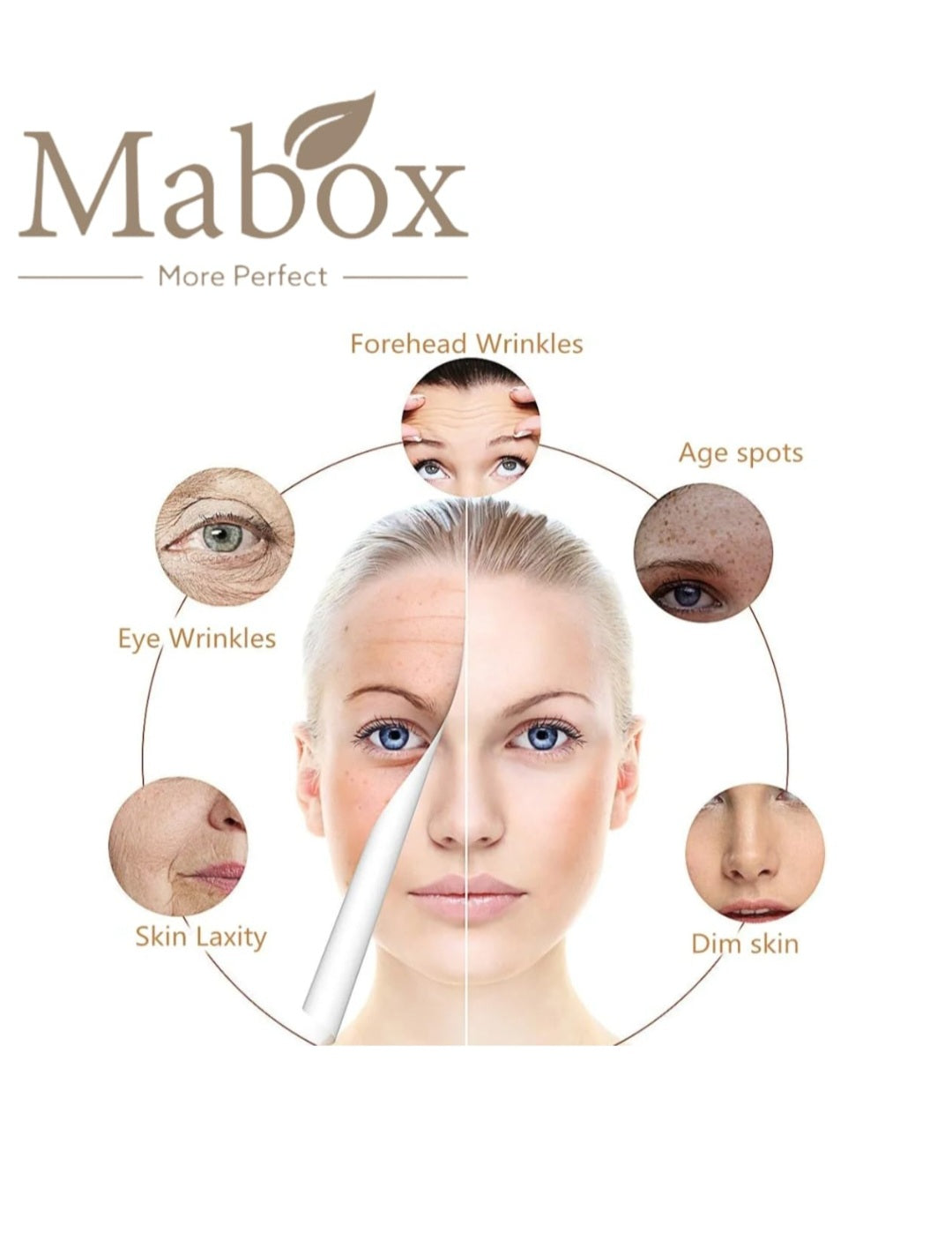 Mabox Vitamin C Serum; Mabox 2.5% Retinol Moisturizer Face Cream