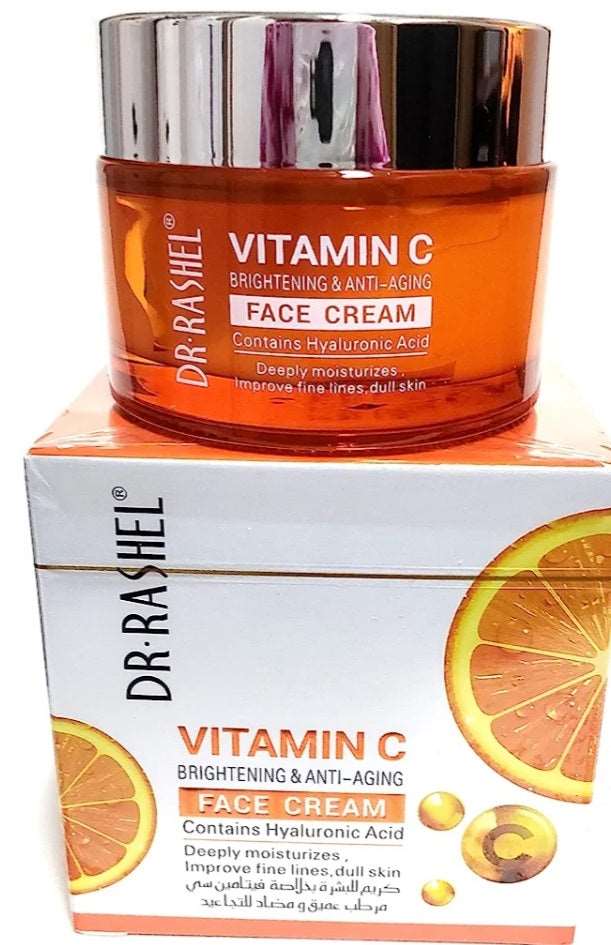 View larger image  Share DR.RASHEL vitamin C niacinamide brightening & anti-aging face and neck day cream