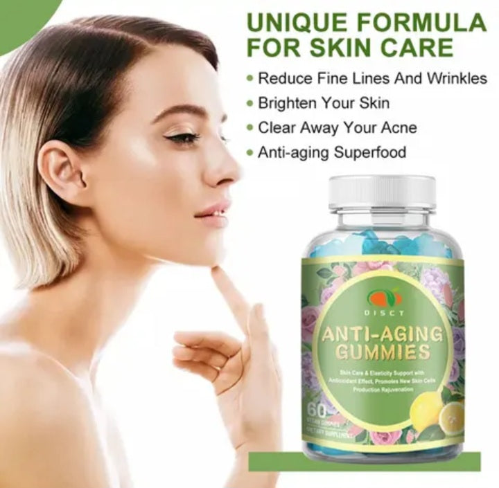 Anti -age Collagen gummy Vegan Skin Vitamin Anti Age Hydrolyzed Biotin With Collagen