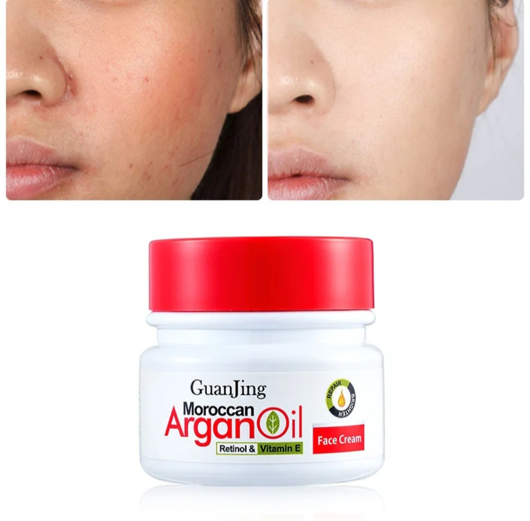Anti-aging brightening Moisturizing  Argan Oil & Vitamin E Face Cream