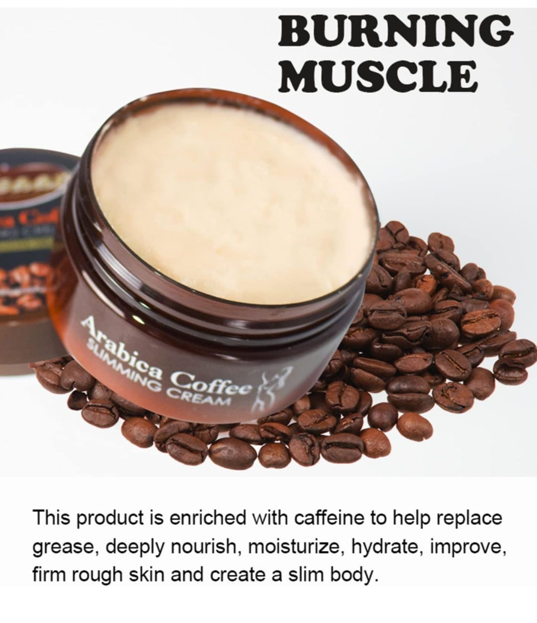 Arabica Coffee Slimming Cream Cellulite Treatment Weight Loss Burner for waist,arms,legs,