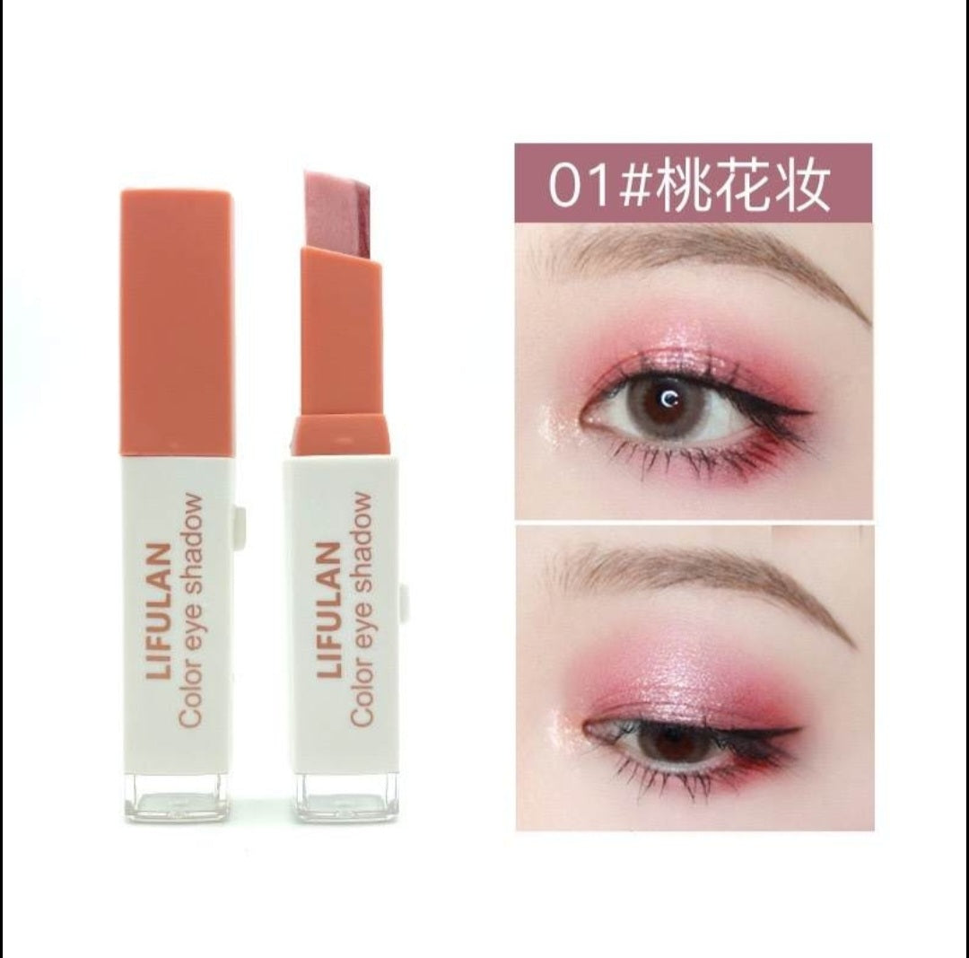 Hot Selling 2 in 1  Color Eye Shadow Stick Matte Eyeshadow Makeup Waterproof Shimmer For Eyes