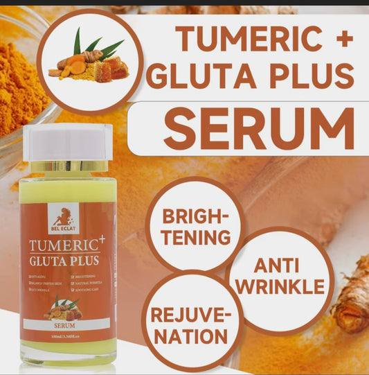 Tumeric +Gluta plus Anti-aging Anti-oxidant Even skin tone Brightening Serum