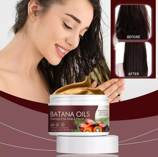 Batana Oil for Hair Growth, Organic, Unrefined, Prevents Hair Loss, Enhances Thickness in Men & Women