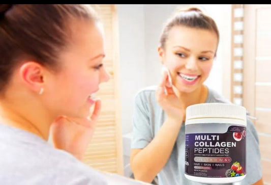 Multi - Collagen  Peptide Complex  POWDER Types I, II, III, V, X)  for MEN AND WOMEN