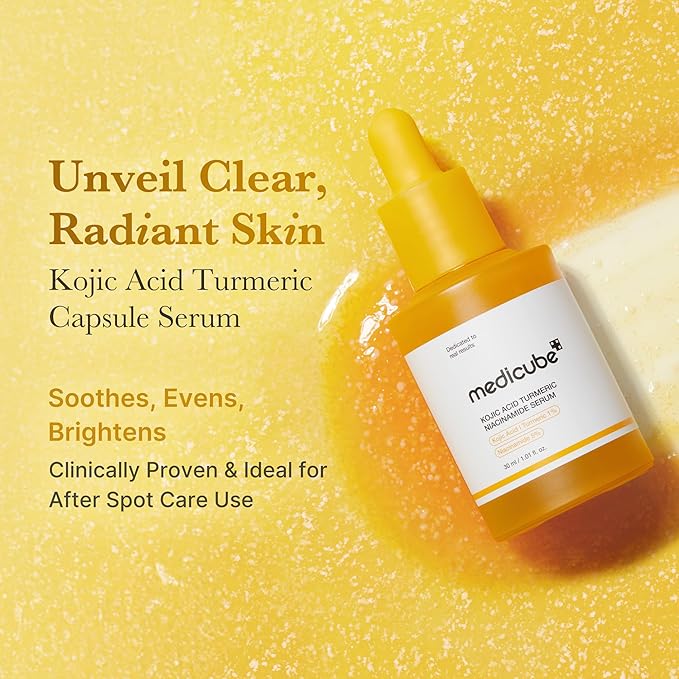 Medicube Kojic Acid Turmeric Brightening Capsule Cream & Serum Duo