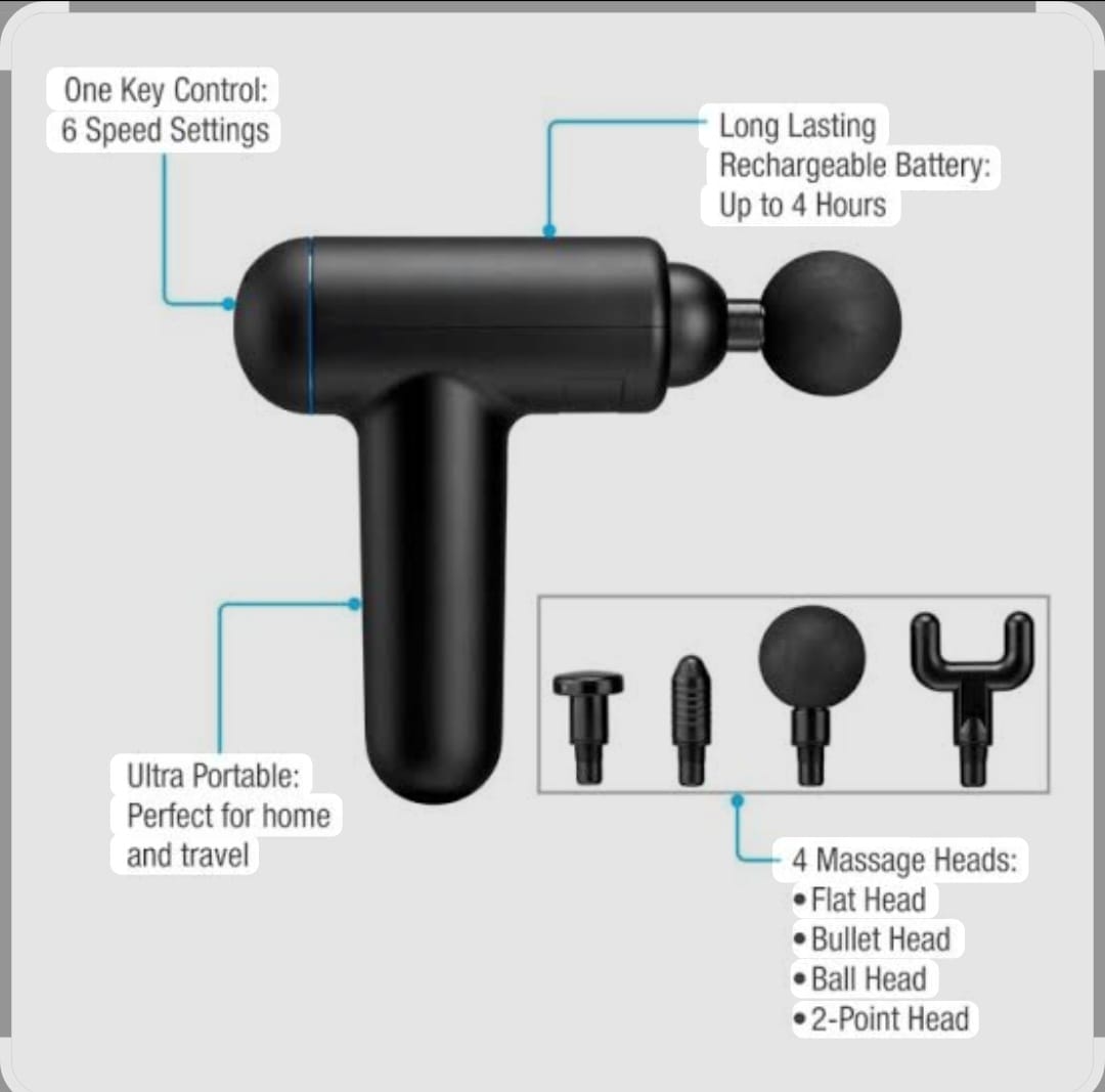 Mini Massage Gun ABS Fascia Gun for Muscle Relaxation Vibrating Fascia Sports Massage Guns for Home Use