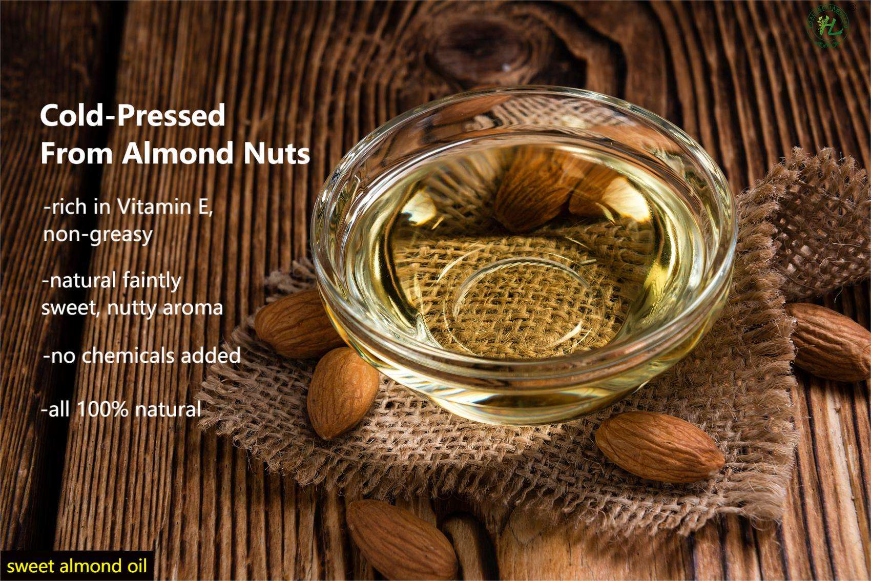 Best Cold Pressed,  Organic Sweet almond oil For Skin, Hair,Face & Body Massage