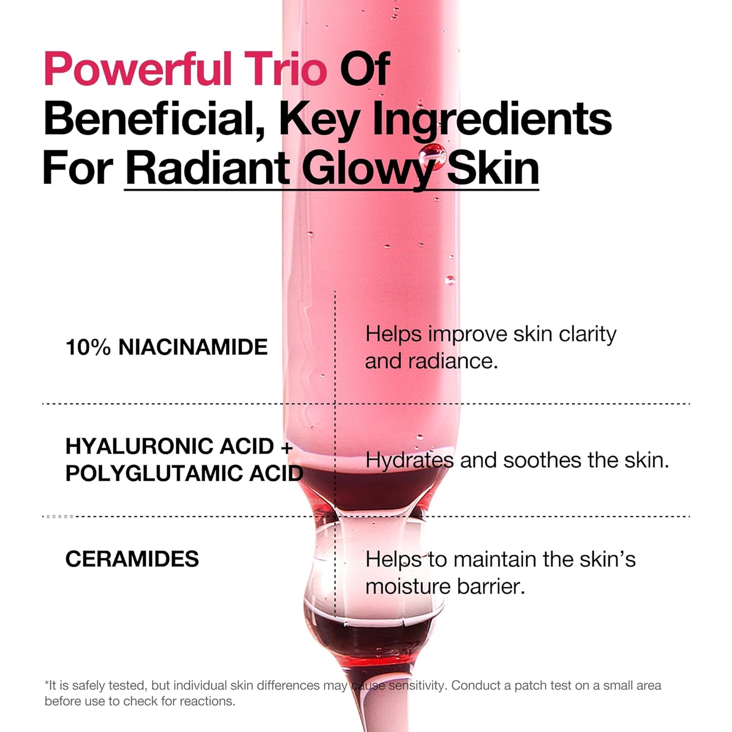 Dual korean glass skin serum