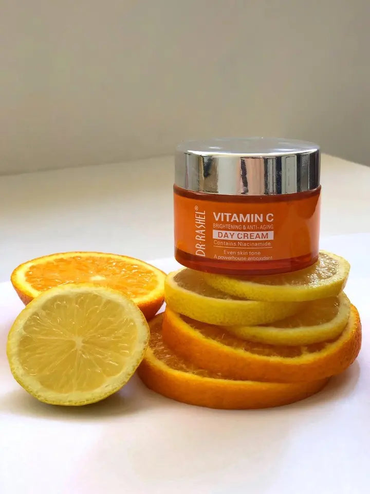 View larger image  Share DR.RASHEL vitamin C niacinamide brightening & anti-aging face and neck day cream