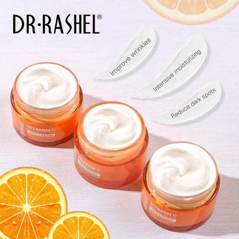 View larger image  Share DR.RASHEL vitamin C niacinamide brightening & anti-aging face and neck day cream