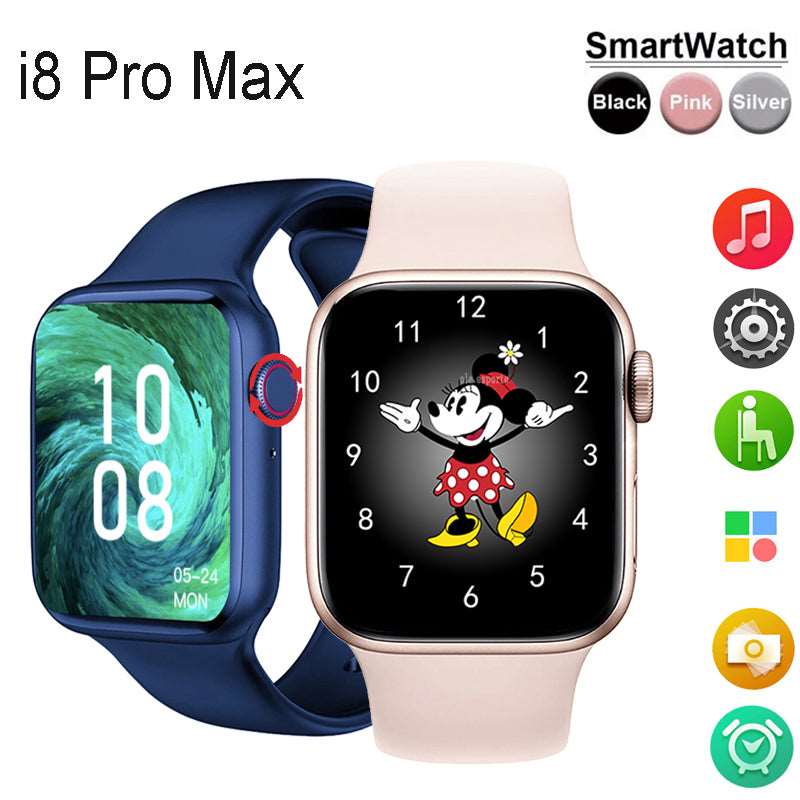 I8 Pro Max Smart Watch Serie 8 Heart Rate Monitor With clall function, step counter, message push