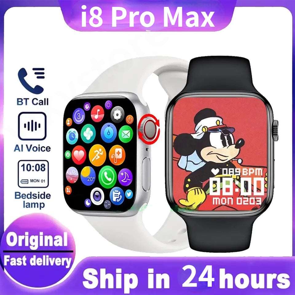 I8 Pro Max Smart Watch Serie 8 Heart Rate Monitor With clall function, step counter, message push