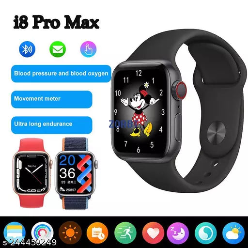 I8 Pro Max Smart Watch Serie 8 Heart Rate Monitor With clall function, step counter, message push