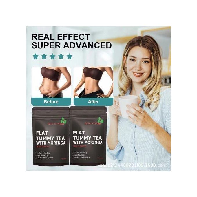 Weight Loss Flat Tummy Tea with Moringa - Body Slimming Tea Bags