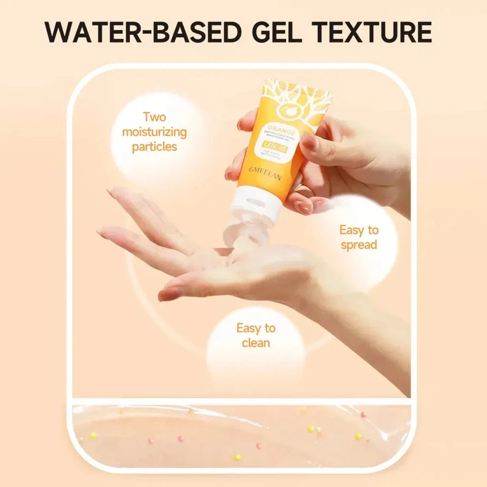 Orange Enzyme Gel 50g –Brightening Exfoliating Scrub Gentle Face  and Body