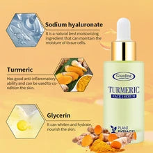 Turmeric soap Facial Serum Anti-aging,  Brightening, Moisturizing, Hydrating, Anti Acne, Oil Control and Shrink Pores