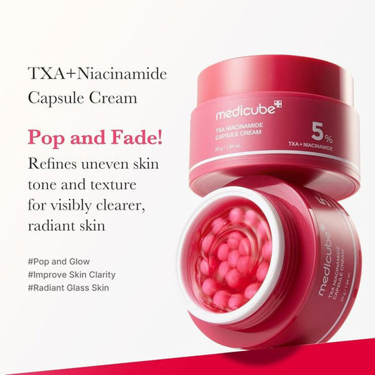 Medicube TXA + Niacinamide Capsule Cream and Serum