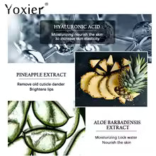 Lip Lightening Scrub Balm Fade Dull Lips Moisturizing Reduce Pigmentation Anti-Cracking Hyaluronic Acid Brighten Black Lips